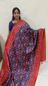 Semi Rajkot Patola - Blue