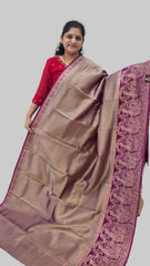 Tussar Tissue Saree